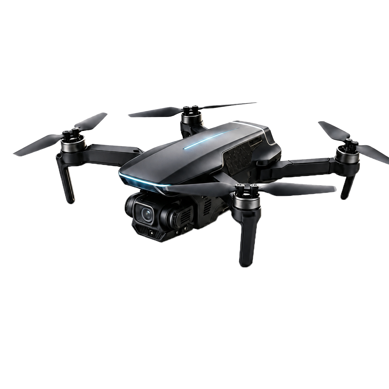 Foldable camera drone